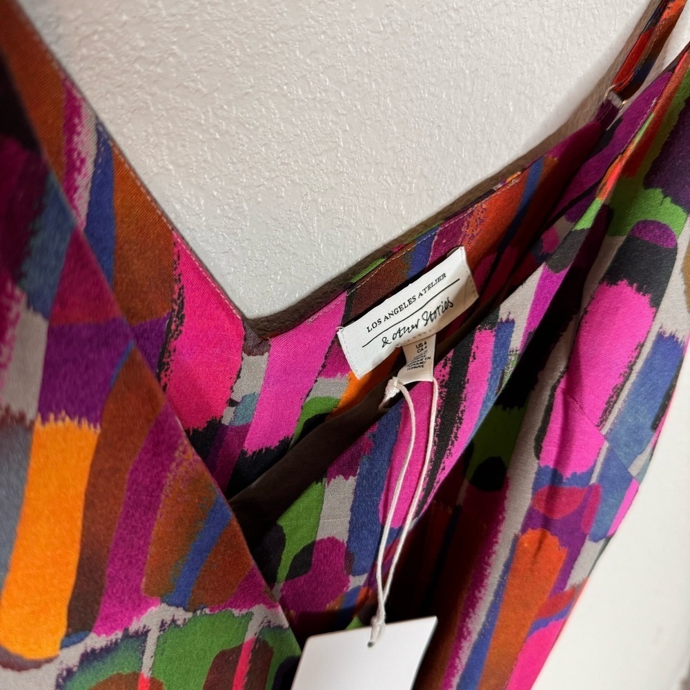 NWT & Other Stories Multicolor Strappy Dress - Picture 8 of 15